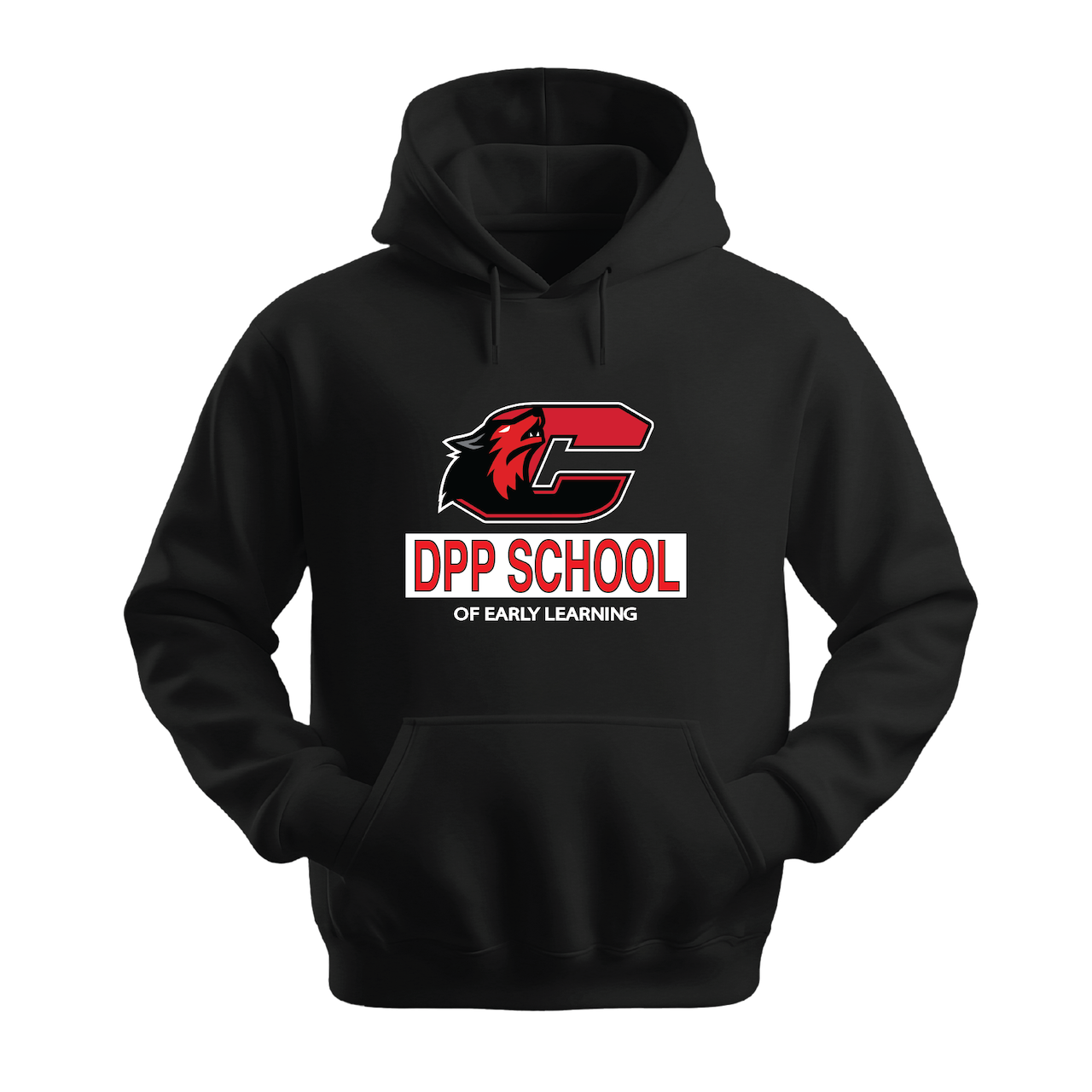 Black Hoodie Sweatshirt with DPP decal